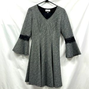 Elle Size S Classy Black and White Dress